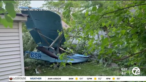 'Why is a plane this low?' Small airplane crashes in Detroit neighborhood