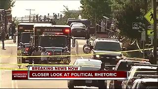 Closer look at political rhetoric after shooting