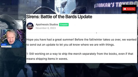 Apotheosis Studios - Sirens: Battle of the Bards KS - 2 Years Late & Not Even in Beta!
