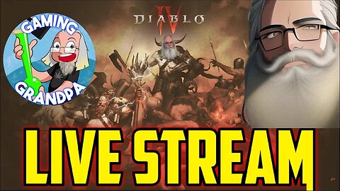 Diablo 4 Gaming Grandpa Barb and Wizzy Grind