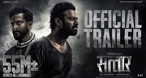 Salaar Hindi Trailer | Prabhas | Prashanth Neel | Prithviraj|Shruthi|Hombale Films| Vijay Kiragandur