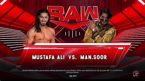 WWE 2k23 Mustafa Ali vs Mansoor