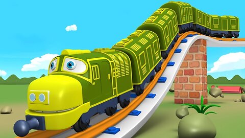 Choo Choo Train Cartoon Video for Kids