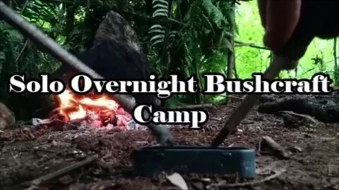 Budget Bushcraft | Solo Overnight Bushcraft Camp