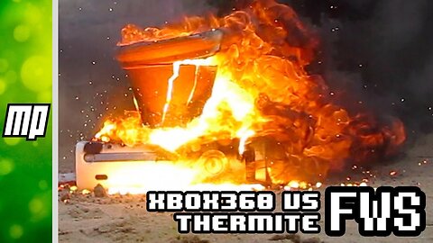 FWS - Destroying my xbox360 with THERMITE!