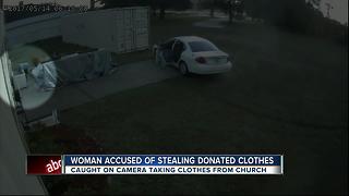 Woman arrested for stealing donations from Catholic Church