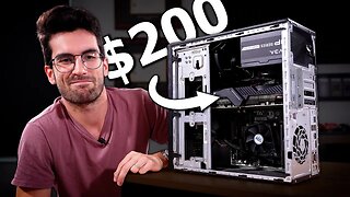 I Built a $200 Bare-Bones Gaming PC!