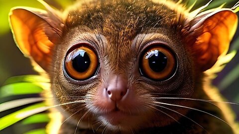 "How Tarsiers See the World: A Close-Up Look at Nature's Tiny Night Hunters"