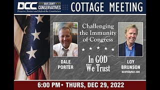 2022.12.29 Davis County Conservatives_Cottage Meeting with Loy Brunson & Dale Porter