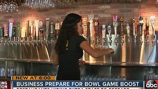 Local businesses gear up for college bowl games