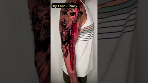 Stunning Work By Frank Rudy #shorts #tattoos #inked #youtubeshorts