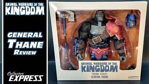 Animal Warriors of The Kingdom Primal Collection General Thane Action Figure Review | AWOK