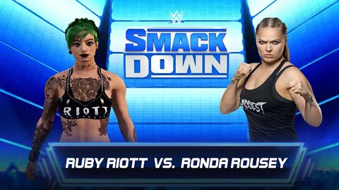 WWE 2k22 Ruby Riott Vs Ronda Rousey Full Match