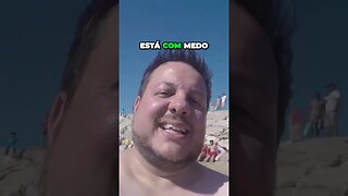 Ela pediu pra voltar mas era tarde demais, teve que enfrentar o mar gelado de Portugal