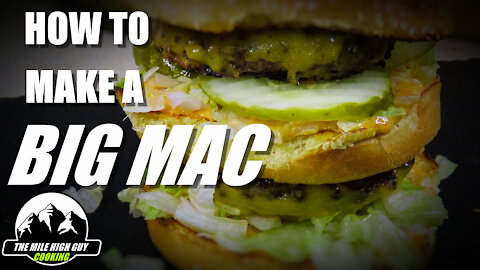 Homemade Big Mac With Mac Sauce
