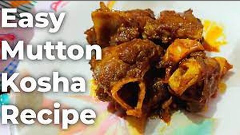 MUTTON KOSHA | KOSHA MANGSHO RECIPE