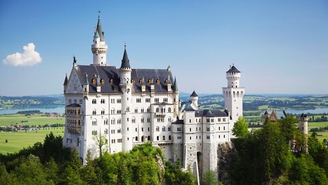 Neuschwanstein Castle - scenic relaxation film with calming music