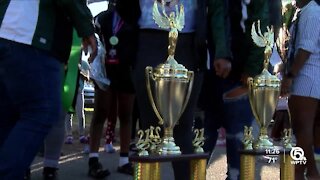 Chargers cheer returns with title