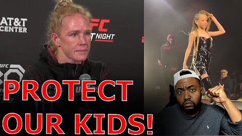 BASED UFC Fighter Holly Holm Calls Out Radical Leftwing Agenda For Kids Live On Air After Winning!