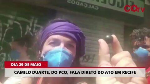 Urgente: PSB golpista manda polícia reprimir ato em Recife com bala de borracha