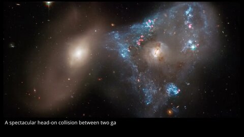 Hubble Space Telescope has Captured Spectacular Head-on Collision between Two Galaxies @NASA
