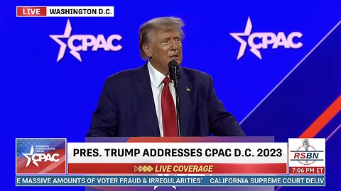 🎬 Mar 4 2023 @ CPAC - Commander In Chief Donald J Trump > "It's April Fools' Day"