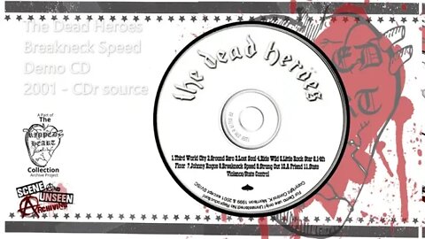 The Dead Heroes - Demo CD (2001) 8. Breakneck Speed. Detroit, Michigan Motor City Punk.