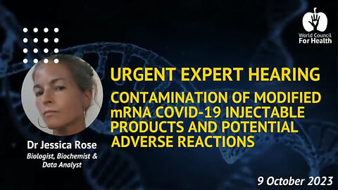 Dr. Jessica Rose: Kontamination von modifizierter mRNA C-19 und mögliche unerwünschte Wirkungen🙈