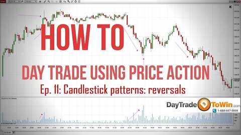 How to day trade using price action: Day trading for beginners episode 11: Reversal patterns
