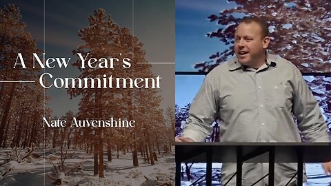 A New Year’s Commitment