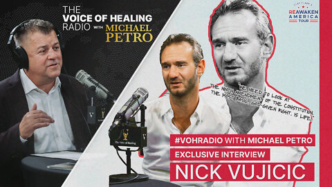 Nick Vujicic and Bishop Michael Petro | ReAwaken America Tour – San Antonio, TX