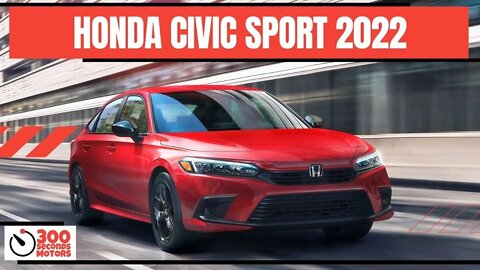 2022 HONDA CIVIC SPORT All New 11th Generation Fully Revealed in Production Form with Sporty Design
