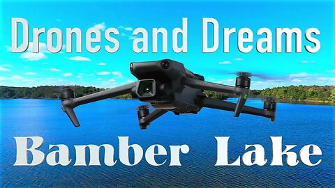 Skies Unveiled: A Majestic Aerial Odyssey Over Bamber Lake 4K