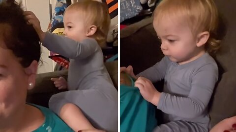 Baby In Utter Disbelief After Discovering Tattoo