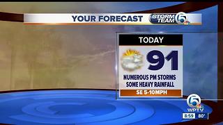 Tuesday midmorning forecast