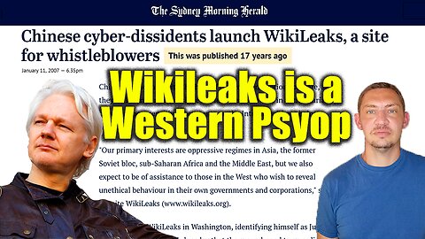 Wikileaks is a Western Psyop
