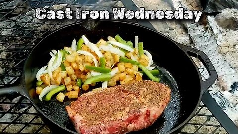 Cast Iron Wednesday Ep 1 - Steak and Potatoes