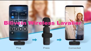 Bilivein Wireless Lavalier Microphone Unboxing Review