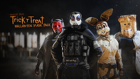 TRACER PACK TRICK ‘R TREAT – HALLOWEEN MASK PACK