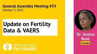 Dr. Jessica Rose: Update on Fertility Data & VAERS