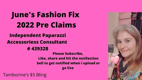 June's Fashion Fix Pre Claims ( Replay)