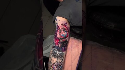 The Most Amazing Marvel Arm Tattoo