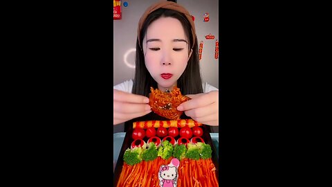 ASMR MUKBANG | ASMR Chinese Eating Food Sharing, Creator Center | #eatingshow #viral #shorts #asmr