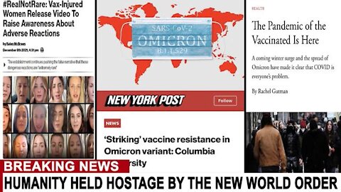 VACCINE GENOCIDE: COLUMBIA UNIVERSITY STUDY SHOWS OMICRON IS BOOSTER RESISTANT
