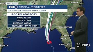 Tracking Tropical Storm Fred