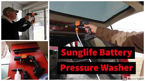 Sunglife Cordless Pressure Washer Review