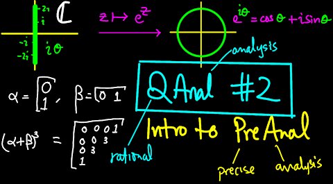 The heart of complex analysis and an intro to PreAnal | QAnal 2