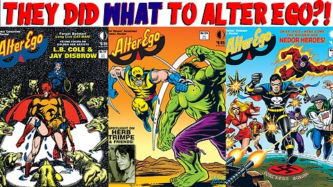 SHOCKING NEWS About Alter Ego Comic Book Fanzine - Details In This MUST SEE Video!