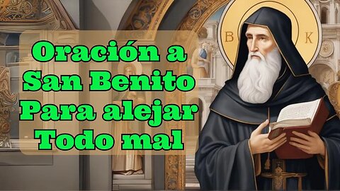 ✝️Oración a San Benito para alejar todo mal - oración un escudo contra el mal 4984 💕