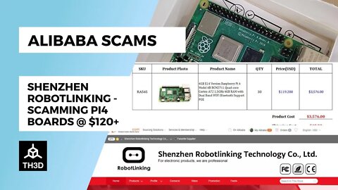 Alibaba Seller - Shenzhen Robotlinking - Pi4 Board Scammers | Livestream | 1/19/22